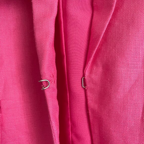 NWT Central Park West Blazer Blake Pink Linen Jacket Structured Career‎ Chic - Picture 7 of 7